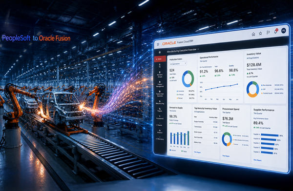 Top 5 PeopleSoft to Oracle Fusion Migration Pitfalls in Manufacturing (And How HTC P2F Accelerator Solves Them)
