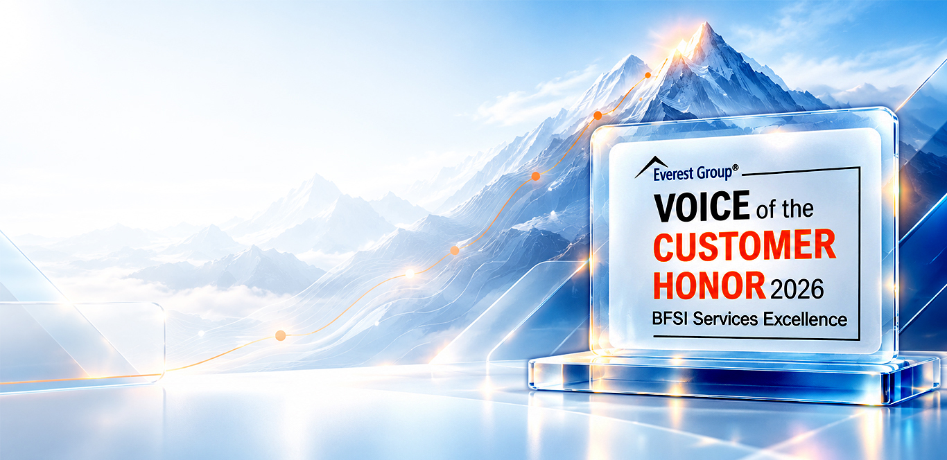 HTC Global Services receives Everest Group’s Voice of the Customer Honor 2026 in the BFSI Services Specialist category.