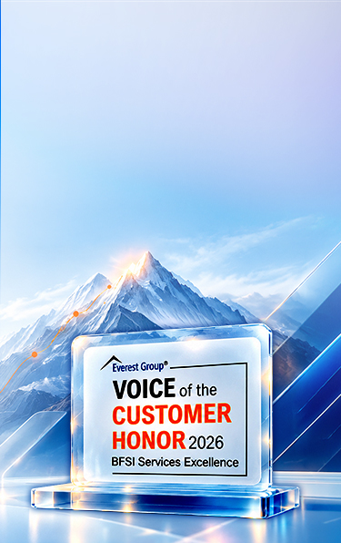 HTC Global Services receives Everest Group’s Voice of the Customer Honor 2026 in the BFSI Services Specialist category.